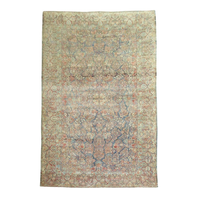 19th Century Zabihi Collection Oversize Persian Sarouk Rug - 10'3" x 17'5" For Sale