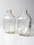 Vintage Glass Milk Jugs Pair For Sale - Image 9 of 9
