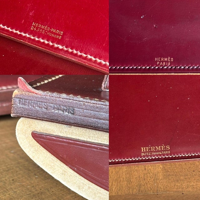 1940s Paul Dupré-Lafon for Hermès Rare Desk Pieces- Set of 4 For Sale - Image 13 of 16