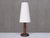 Oak Table Lamp with Tapered Shade attributed to Charles Dudouyt, France, 1950s For Sale - Image 11 of 11