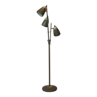 Sage Mid-Century Floor Lamp Att. Gerald Thurston For Sale