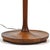 Wood Walnut Floor Lamp with Sculpted Details For Sale - Image 7 of 8