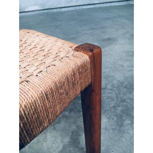 Brown Mid-Century Rope Side Chair, Sweden, 1960s For Sale - Image 8 of 18