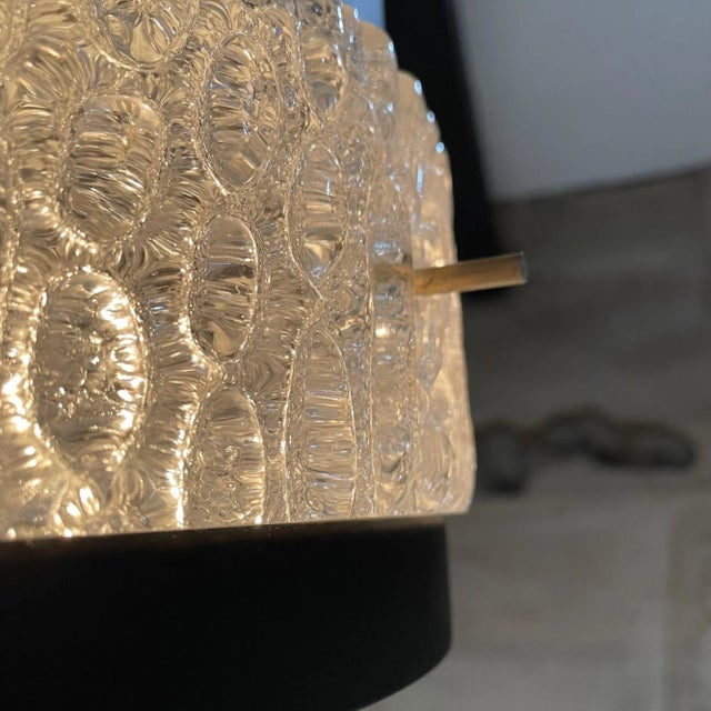 1950s Maison Arlus Modernist French Black Crystal Chandelier, France For Sale In San Diego - Image 6 of 13