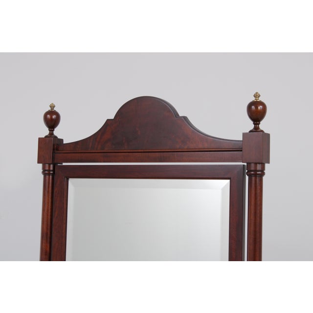 Henkel Harris Henkel Harris Mahogany Cheval Dressing Mirror For Sale - Image 4 of 14