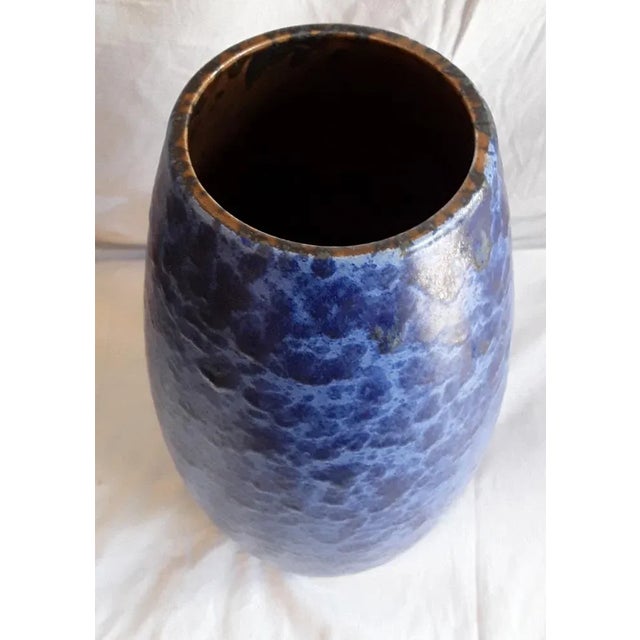 Vintage German Ceramic Vase, 1970s For Sale - Image 3 of 5