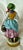 Pair of Volkstedt German Porcelain Flower Seller Figurines For Sale - Image 4 of 12
