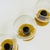 Amber Etched German Roemer Coupe Wine Glasses With Amber Ball Stems - Set of 4 For Sale - Image 8 of 8