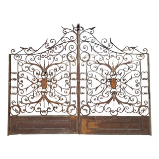 20th Century Baroque Gate, 1940s For Sale