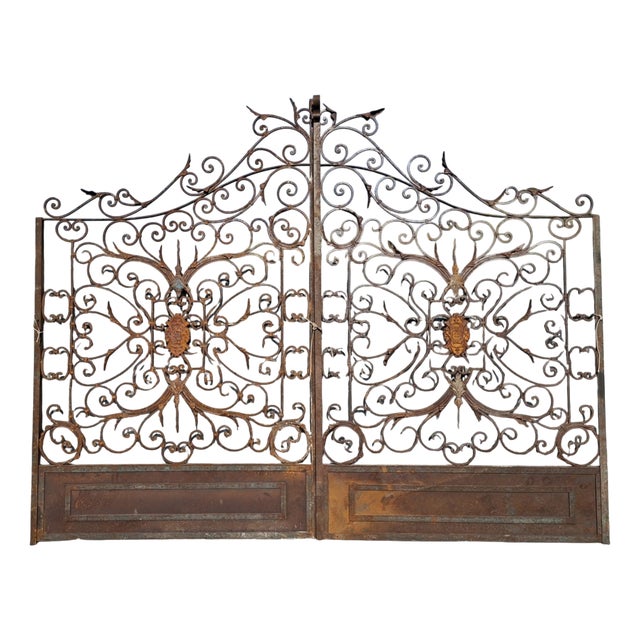 20th Century Baroque Gate, 1940s For Sale