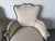 Pair of Vintage Hollywood Regency French Louis XV-Style Painted & Gilt Bergère Lounge Armchairs For Sale - Image 11 of 12