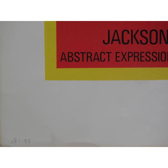 Pop Art John Brower, Pop Art Jackson Pollock Serigraph, 1968, 1968 For Sale - Image 3 of 5
