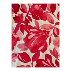 Clarke & Clarke - Caitlin Linen Raspberry - 2 Yards Linen Fabric
