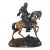 Large Bronze Figure of Horse & Rider Cavalier For Sale