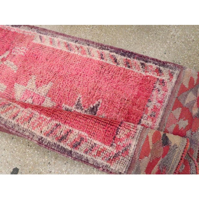Galerie Shabab Collection Mid-20th Century Turkish Anatolian Runner For Sale - Image 9 of 10