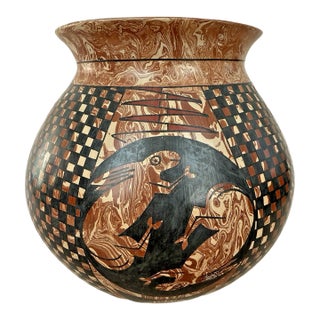 Vintage Mata Ortiz Ceramic Pot For Sale