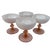 Blush 1960s Carlo Moretti Mid-Century Cased Blush Pink Champagne Coupes - Set of 4 For Sale - Image 8 of 8