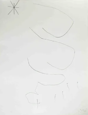 Joan Miró - Diary of a Writer - Original Etching by J. Miró - 1975