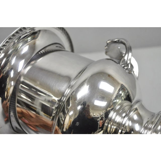 Vintage Fb Rogers Silver Plated Trophy Cup Urn Champagne Chiller Ice Bucket For Sale - Image 12 of 16