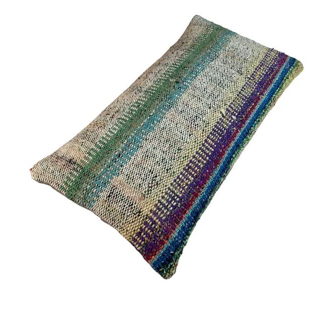 Vintage Turkish Kilim Cushion Cover, 1970s For Sale - Image 9 of 11
