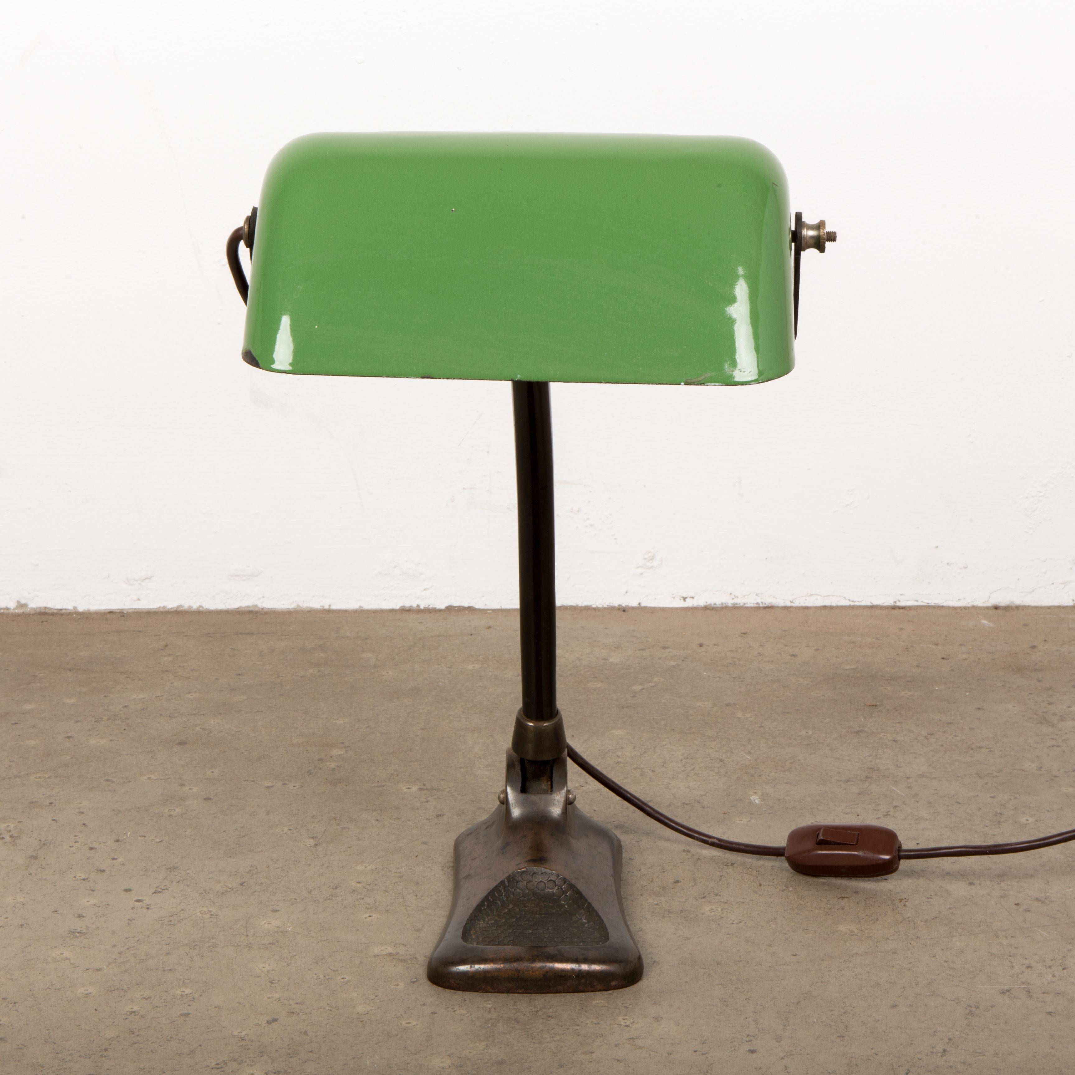 art deco bankers desk lamp