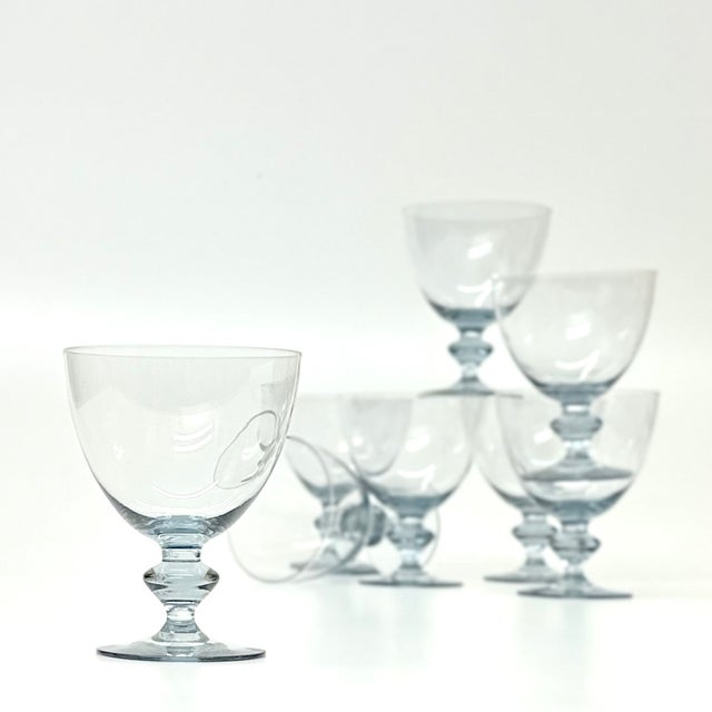 Kosta Boda Cool Grey Bernadette Water Glasses by Kosta Boda - Set of 8 For Sale - Image 4 of 4