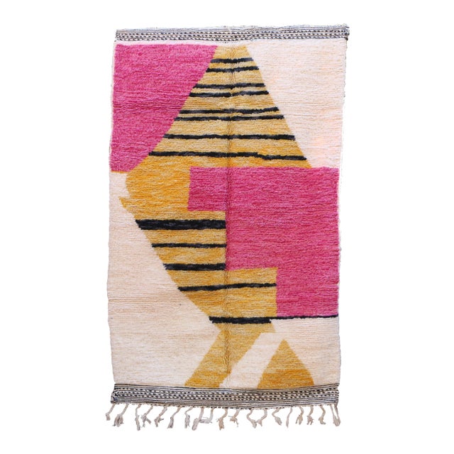 Moroccan Contemporary Rug - 5'1" X 8'2" Ft For Sale