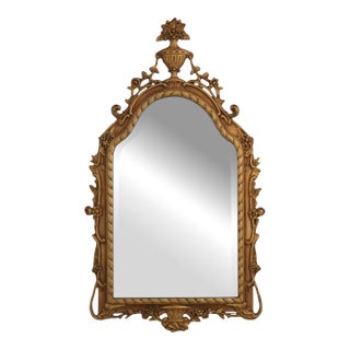 Friedman Brothers Ornate Gold Framed Mirror For Sale