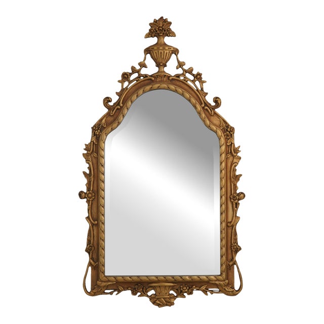 Friedman Brothers Ornate Gold Framed Mirror For Sale