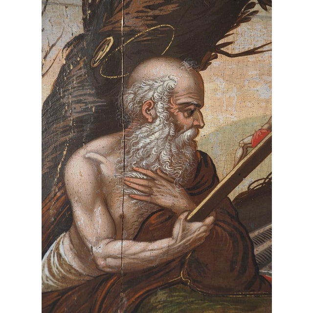 Venetian School Artist, Saint Jerome, 1620, Oil on Panel For Sale - Image 7 of 11