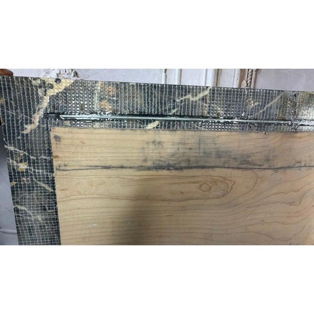 Pair of 19th Century Wrought Iron Consoles With Marble Tops For Sale - Image 10 of 18