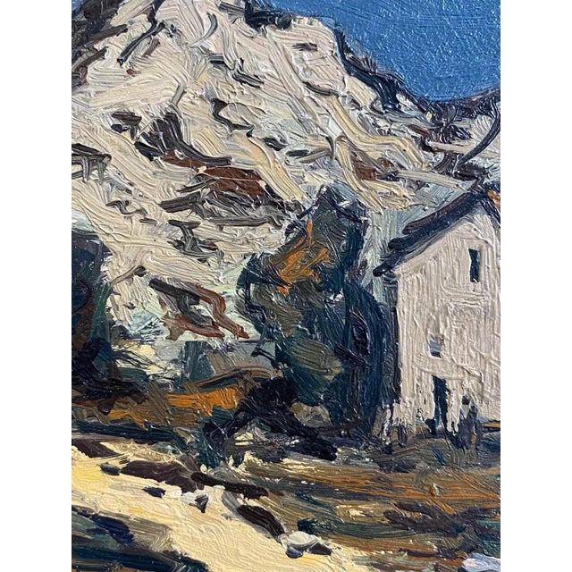 Modern Marius Chambaz, Musée de l'Athénée No. 2, Oil on Wood For Sale - Image 3 of 9