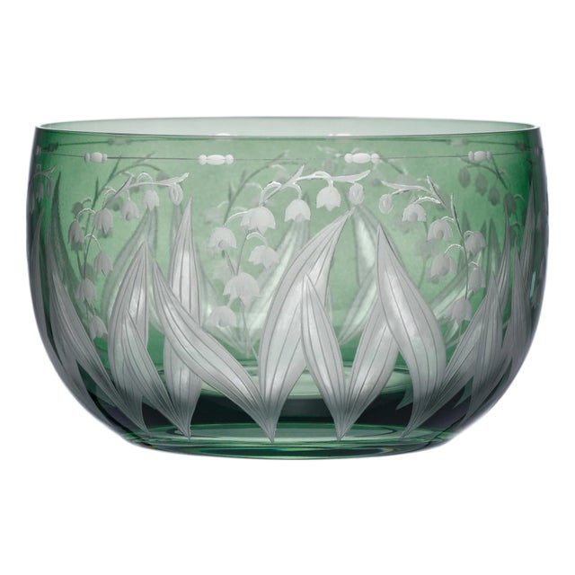 ARTEL Lily of the Valley Small Round Bowl, Sage For Sale