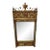 Italian Neoclassical Style Hand Painted Mirror With Aged Glass For Sale