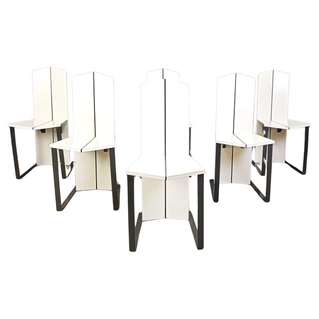 Postmodern Dining Chairs, 1980s, Set of 6 For Sale - Image 13 of 13