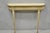 Vintage French Provincial Louis XVI Distress Cream Painted Wall Console Table For Sale - Image 15 of 15