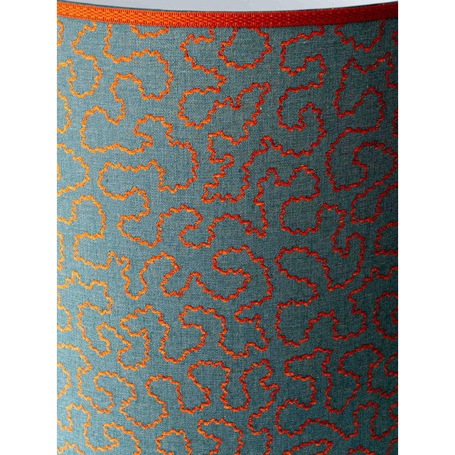 Metal Vintage Tall Oversize Textural Glazed Ceramic Table Lamp by Carstens Tönnieshof For Sale - Image 7 of 17