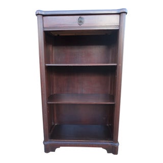 1940s Vintage Sligh Lowry Mahogany Bookcase For Sale