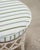 20th Century Round Rattan Swivel Ottoman Stool by Ficks Reed For Sale - Image 10 of 18