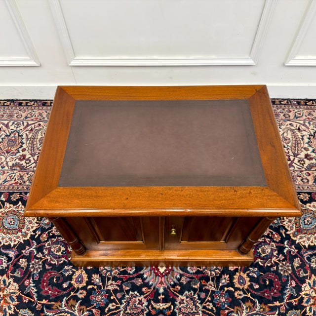Classic English Office Cabinet Printer Table For Sale - Image 9 of 10