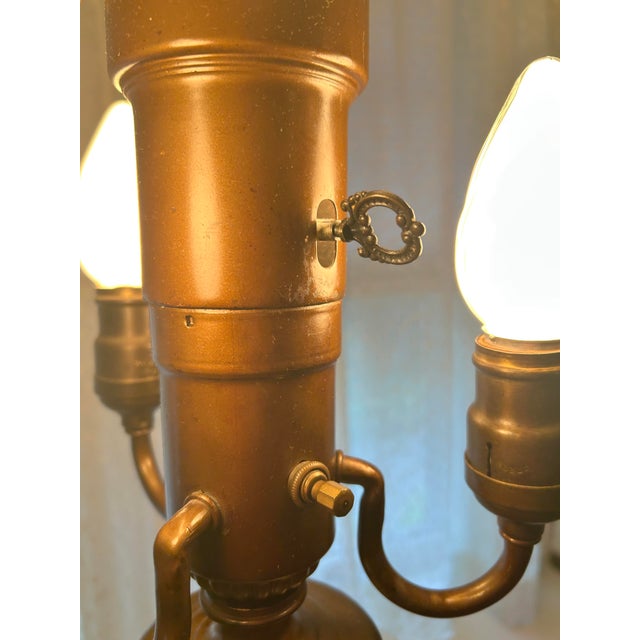 1920s Greist Mfg.Co. Art Deco Torchiere Floor Lamp For Sale - Image 4 of 11