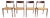 Model 75 Chairs in Rosewood by Niels Otto Møller, Set of 4 For Sale
