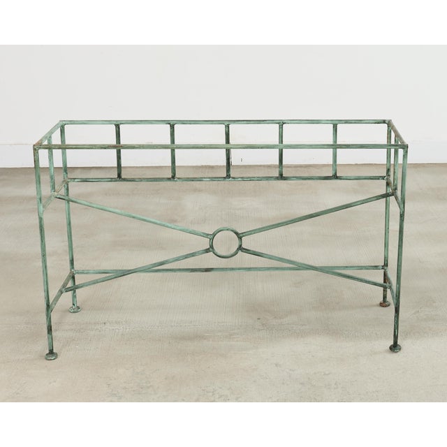 Neoclassical Pompeiian Style Italian Marble Specimen Console Table For Sale - Image 18 of 18