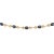 Vintage Ladies 18k Yellow Gold 10.12ct Blue Oval Sapphires Link Chain Necklace For Sale - Image 4 of 8
