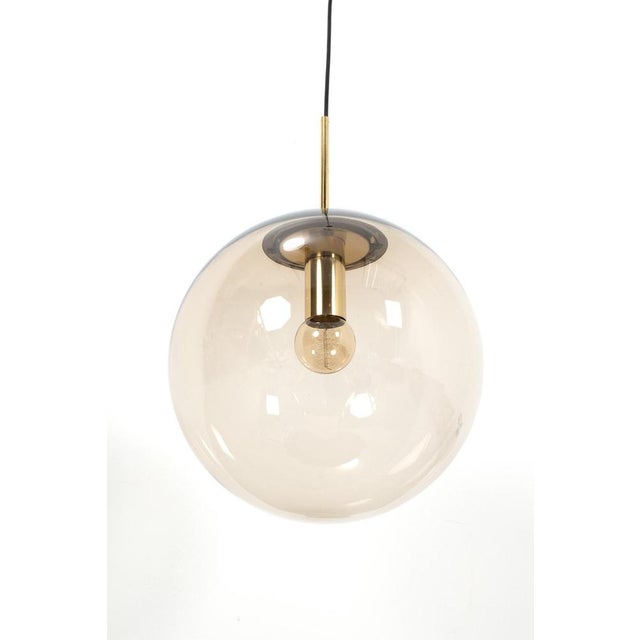 Vintage Pendant Lamp from Glashütte Limburg For Sale - Image 3 of 9
