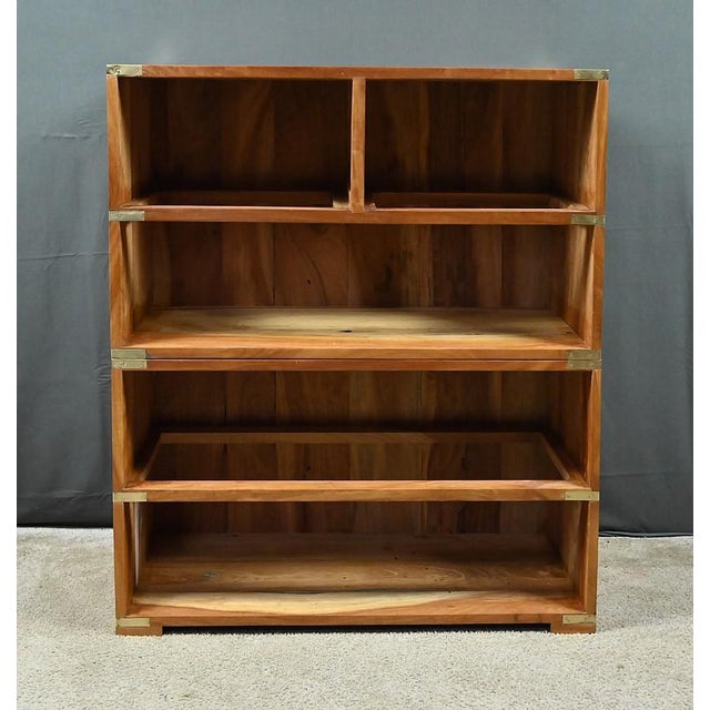 20th Century Mahogany Marine Chest of Drawers, India For Sale - Image 16 of 18