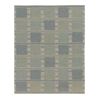 Contemporary Scandinavian Style Geometric Wool Rug, by Rug & Kilim, India For Sale