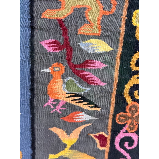Brazilian Tapestry Textile Wall Art, Vintage For Sale - Image 11 of 12