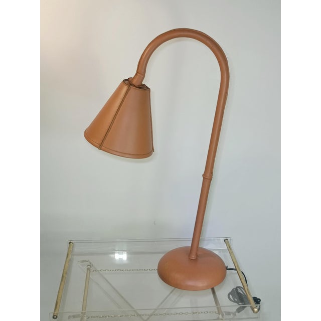 Table Lamp by Jacques Adnet for Valenti, 1960s For Sale - Image 14 of 14