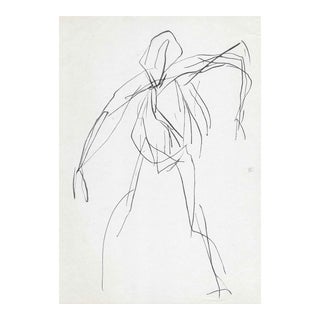 1950s James Bone Modern Figure Drawing For Sale